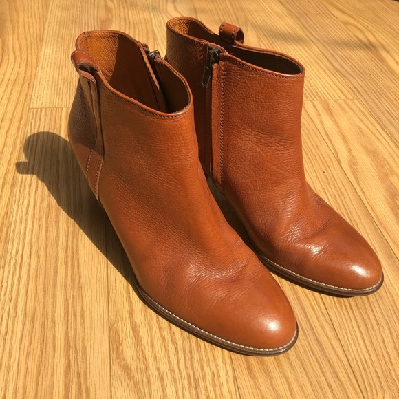 Leather Ankle Boots - Picture 1 of 4